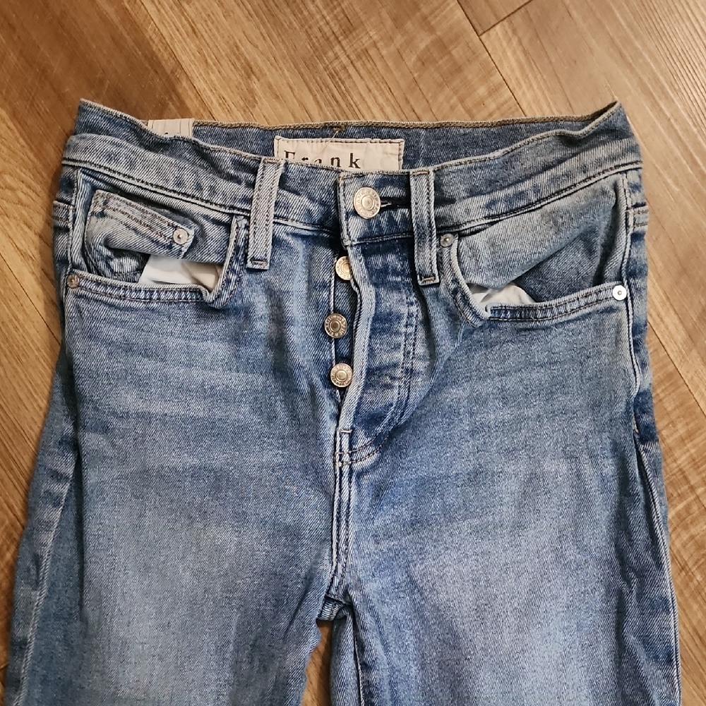 Frank & Eileen Cork Straight Leg Jeans – Everyday Blue Denim - Picture 3 of 10